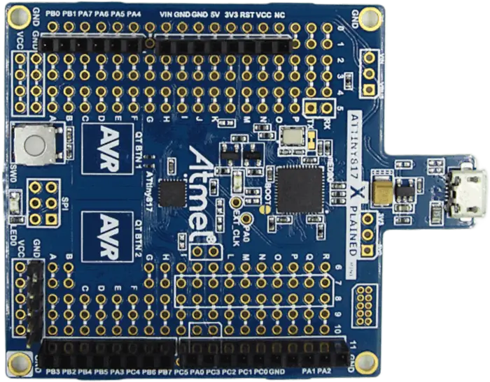ATtiny817 Xplained Evaluation Board