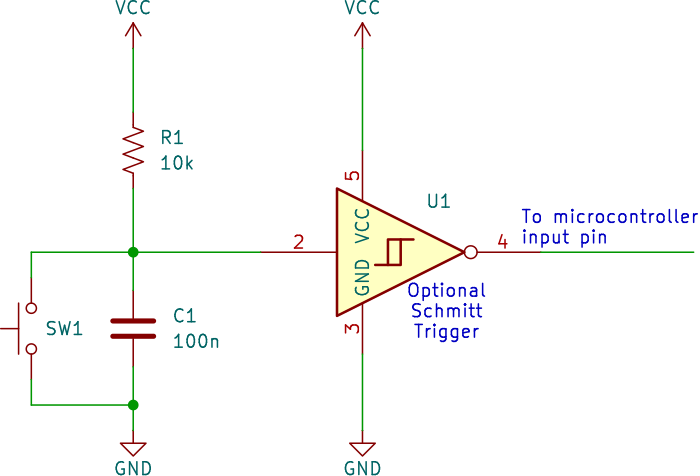 Switch debounce circuit